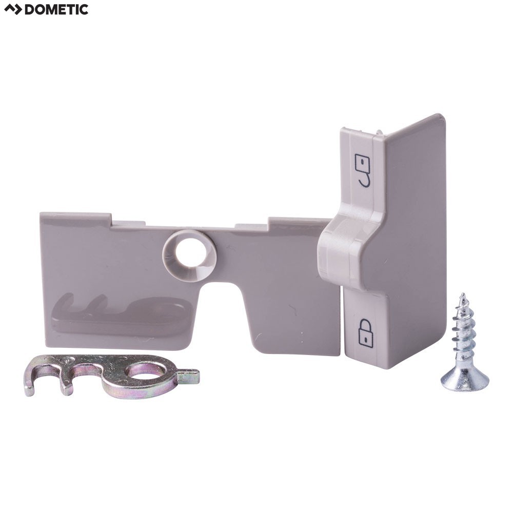 Fermeture de porte grise pour réfrigérateur RM série 7 Dometic  Dometic2412175760 - CF13095 