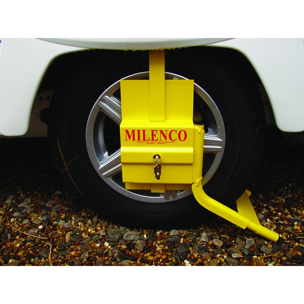 MILENCO Sabot de roue compact C pour caravane et remorque., sabot de roue