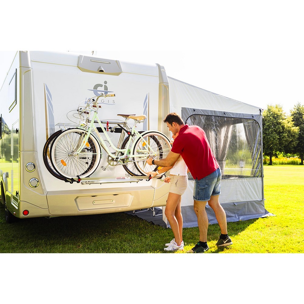 Housse velo camping car pour porte vélo arrière