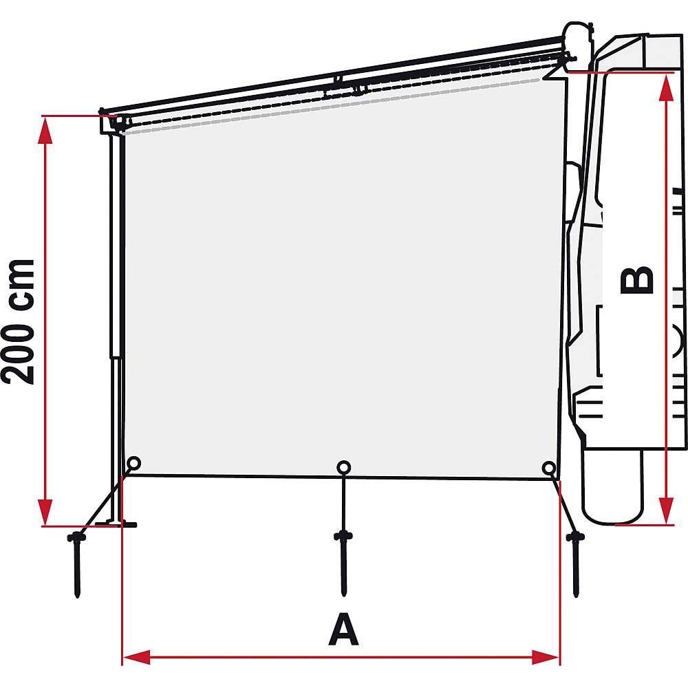 Fiamma Side W Pro paroi latérale F45