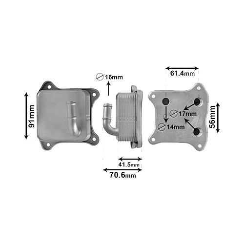     
                
                
    Radiateur d'huile pour Audi A3 (8P) 1.2 TSI - AC60524
