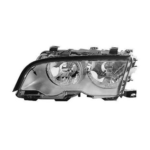     
                
                
    Faro anteriore sinistro fondo cromato per BMW E46 -> 09/2001 - BA17010
