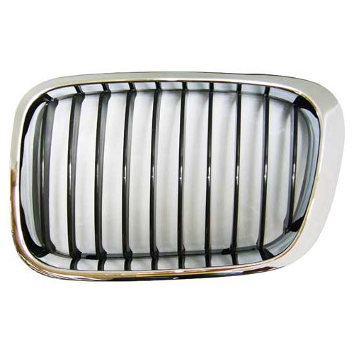     
                
                
    Black left grille with chrome surround for BMW 3 Series E46 Touring Sedan phase 1 (-08/2001) and Compact (01/2001-12/2004) - driver's side - BA18205
