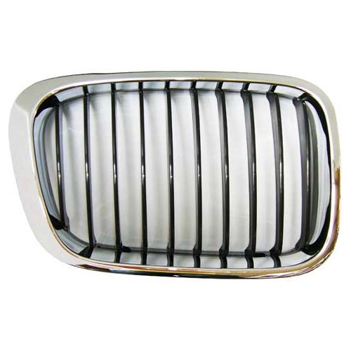     
                
                
    Straight black grille with chrome surround for BMW 3 Series E46 Touring Sedan phase 1 (-08/2001) and Compact (01/2001-12/2004) - passenger side - BA18206
