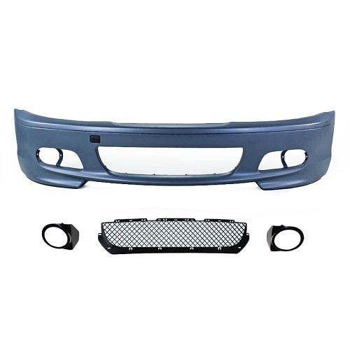     
                
                
    M-type front bumper in ABS for BMW series 3 E46 Coupe and Cabriolet phase 1 and 2 (03/1998-08/2006) - BA20636

