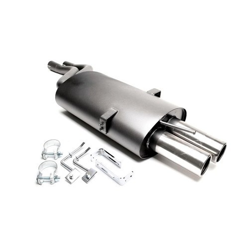     
                
                
    Silencer outlet 2xround 76 mm for BMW E46 6 cylinders Petrol since 09/00 -&gt; - BC10429
