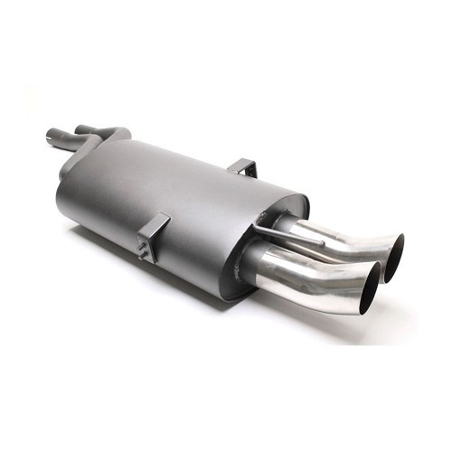     
                
                
    Exhaust silencer 2xround 76 mm DTM for BMW E46 6-cylinder petrol since 09/00 -&gt; - BC10430
