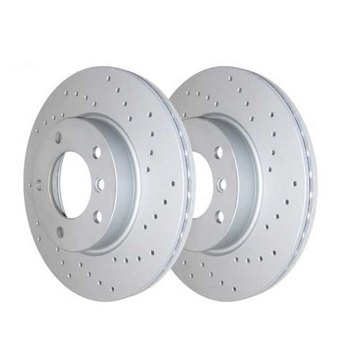     
                
                
    Discos de freno delanteros perforados ZIMMERMANN 286 x 22 mm para BMW E46 - por 2 - BH30118
