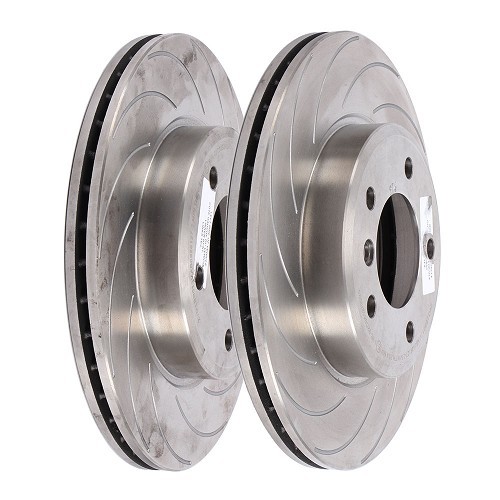     
                
                
    Discos delanteros ranurados de turbina BREMTECH 300 x 22 mm para BMW E46 - par - BH30400M

