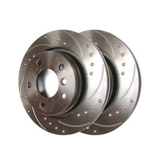     
                
                
    Discos traseros acanalados en punta BREMTECH 294 x 19 mm para BMW E46 - juego de 2 - BH30900B
