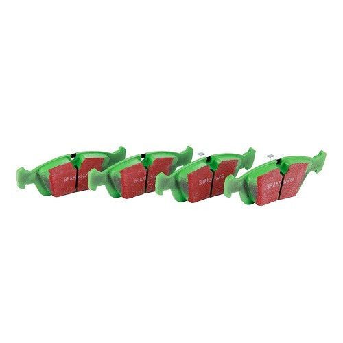     
                
                
    Set of green EBC front brake pads for BMW E36 and E46 - BH50102

