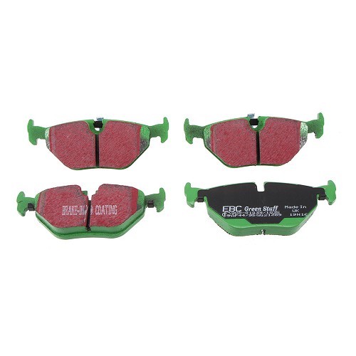     
                
                
    Pastiglie dei freni posteriori EBC verdi per BMW E46 - BH51302
