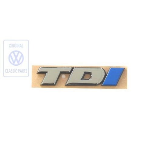     
                
                
    Emblème arrière TDI chromé et bleu pour VW Transporter T4 - C243019

