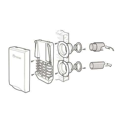 Chauffage/radiateur TRUMA Trumatic S2200 gaz pour caravane camping-car