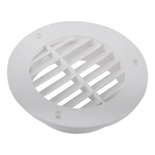 Grille d'aération Ronde ø80mm Inox Mat - La quincaillerie