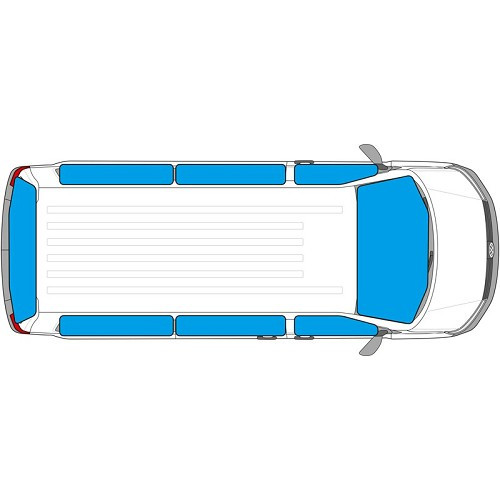 Fenêtre Fixe Avant Gauche pour Renault Kangoo 2 - De 2007 à 2021