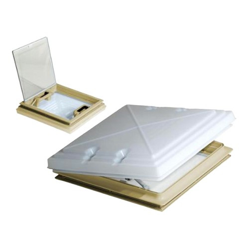 Dachhaube 42 MPK - 400x400 mm - beige - mit Moskitonetz - für Transporter mit Inneneinrichtung
