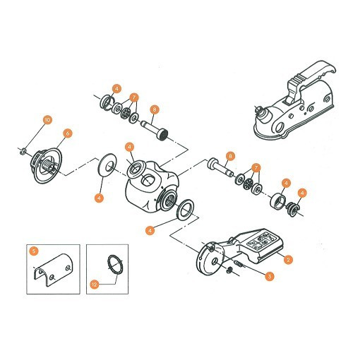 PROTEGE TÊTE AVEC TEMOIN DE VERROUILLAGE ALKO - Top Accessoires