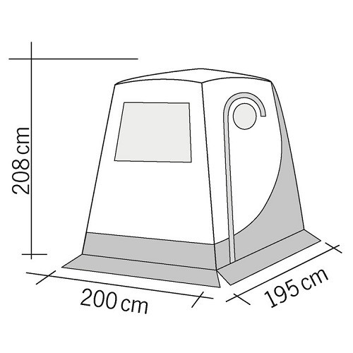 UPGRADE PREMIUM Tailgate tent for VW T5 CS12972
