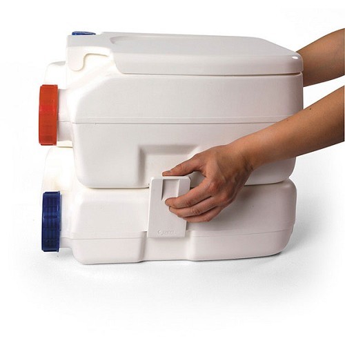 WC chimique portable compact pour caravane et camping-car