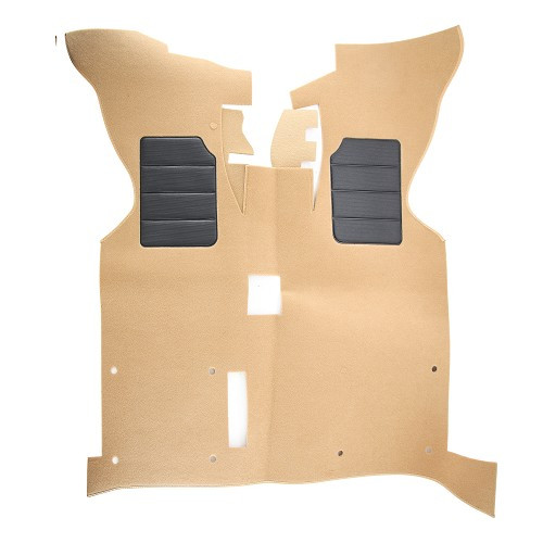     
                
                
    Moquette de cabine avant avec passage vers l'arrière pour VOLKSWAGEN Transporter T4 (1990-2003) - Biscuit - KB28163
