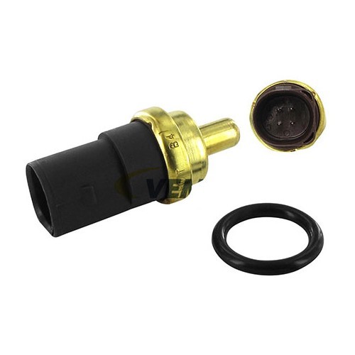     
                
                
    Sonde de température d'eau ovale repère marron 4 cosses pour VW Transporter T4 - KC54304
