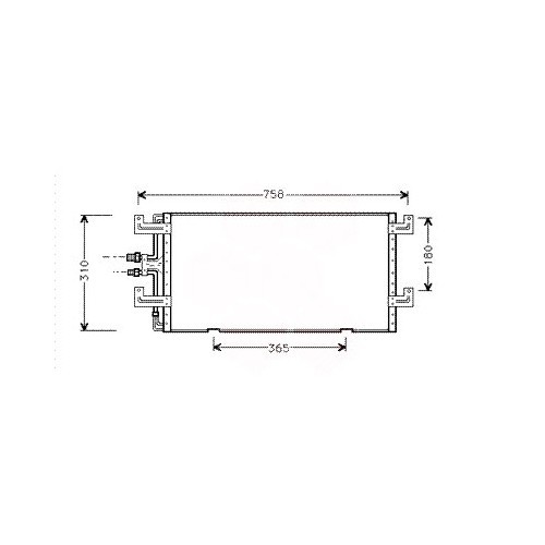     
                
                
    Condenseur de climatisation pour VW Transporter T4 en 680x310mm - KC58016
