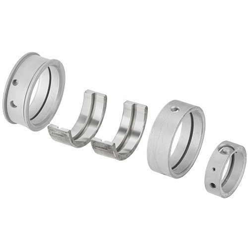     
                
                
    Coussinets de vilebrequin Type 4 côtes réparation : 0.50 / 0.25 / Std - KD40132
