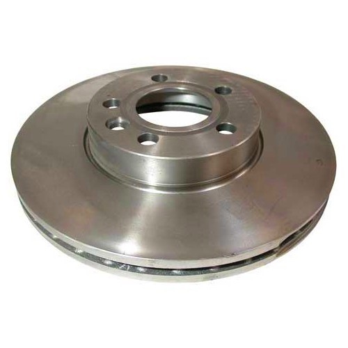     
                
                
    Disque de frein avant ventilé pour VOLKSWAGEN Transporter T4 avec jantes 16' (1997-2000) - Qualité standard - KH28016
