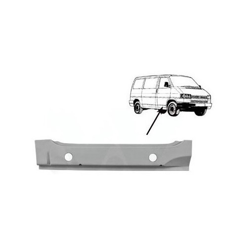     
                
                
    Lamiera di riparazione interna del predellino destro per VW Transporter T4 - KT40040
