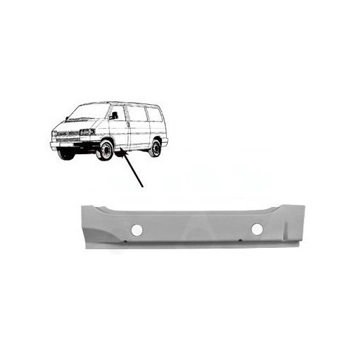     
                
                
    Lamiera di riparazione interna di pedana sinistra per VW Transporter T4 - KT40045
