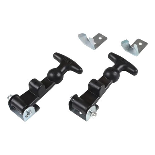     
                
                
    Poignées noires de toit relevable Westfalia pour VOLKSWAGEN Transporter T4 (09/1990-07/2003) - KW10013
