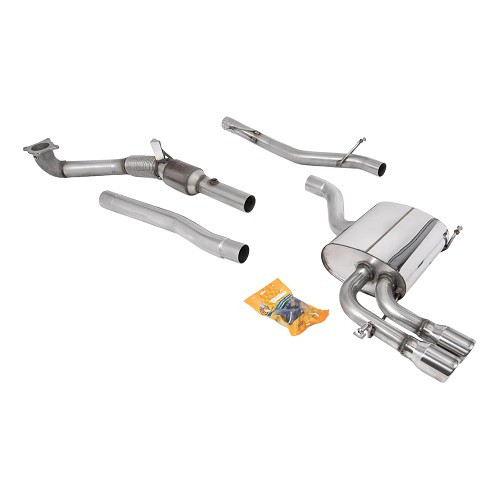     
                
                
    MILLTEK SSXAU087 : Ligne Complète avec Catalyseur Sport Hi-Flow, intermediaire direct, pour Audi A3 2.0T FSI Quattro SportBack 2004 - - SSXAU087
