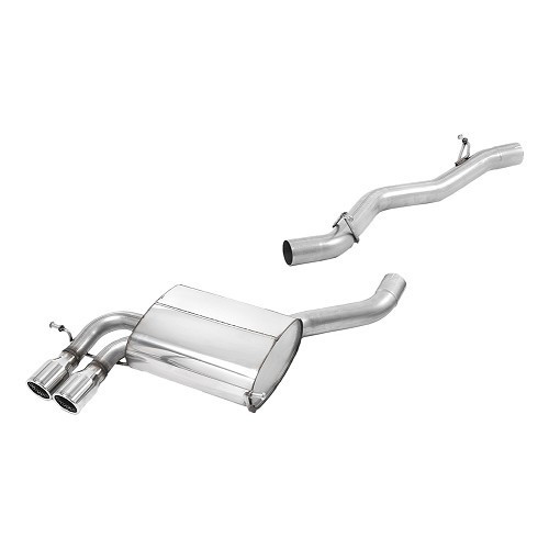     
                
                
    MILLTEK SSXAU197 : Ligne d'échappement complète après catalyseur, intermediaire direct, pour Audi S3 2.0 T Quattro Sportback 2007 et + - SSXAU197
