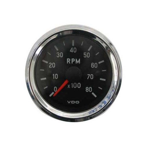 Manomètre VDO de pression d'huile 0 - 10 Bar Noir - UB10215