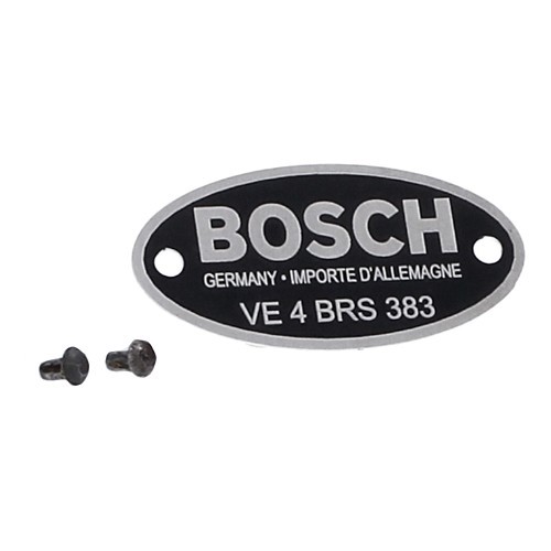     
                
                
    Plaquette d'identification pour allumeur Bosch VE 4 BRS 383 - VC30930
