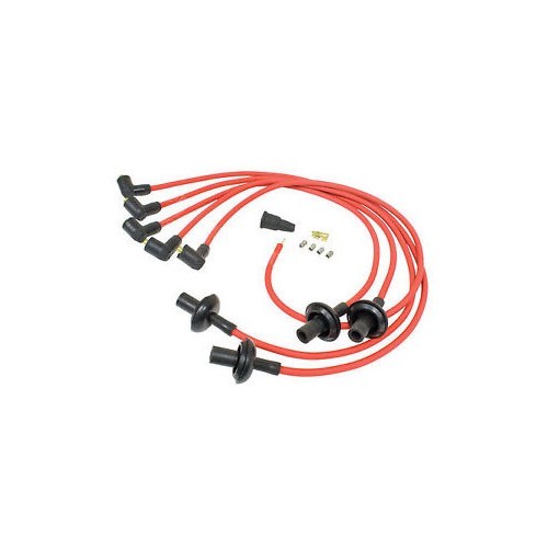     
                
                
    Faisceau de fils de bougies silicone 8mm Rouge 90° pour Volkswagen Coccinelle & Combi - VC32111
