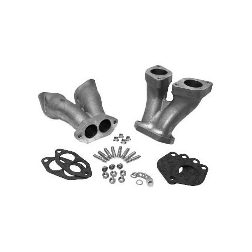     
                
                
    Pipes d'admission droites CSP pour carburateurs IDF / DRLA 40 mm sur moteur Type 1 - par 2 - VC40009
