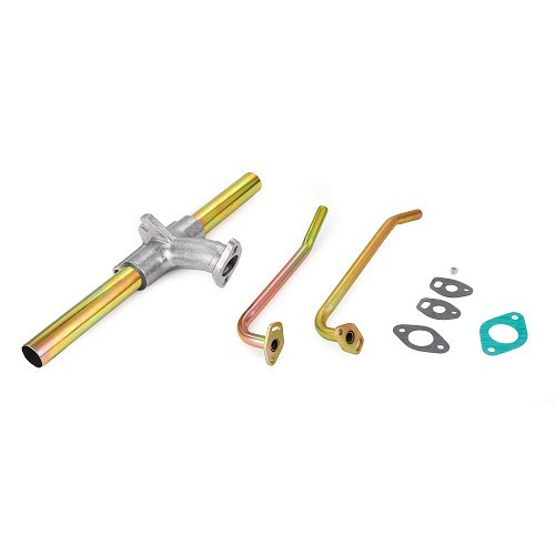     
                
                
    Pipe double admission Hi Flow pour carburateur 34 PICT sur moteur type 1 Volkswagen Coccinelle et Combi  - VC40400
