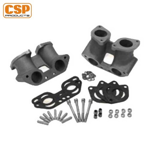     
                
                
    Pipes d'admission CSP pour carburateurs IDF 48 mm sur Type 4 avec 4 trous - par 2 - VC40484
