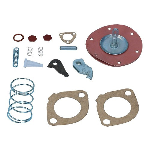     
                
                
    Kit réparation de pompe à essence pour moteur Volkswagen "Pied Moulé" 25 / 30 cv - VC46106
