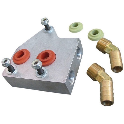     
                
                
    Adaptateur pour double radiateur d'huile - VC51601
