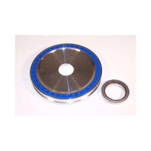     
                
                
    Poulie de vilebrequin Alu pleine graduée avec joint Spi SCAT pour moteur VW Type 1 - VC60018
