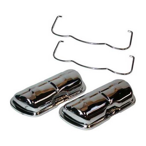     
                
                
    Cache-culbuteurs & clips Chromés pour moteur Type 1 - par 2 - VC60904
