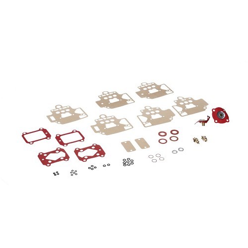     
                
                
    Kit de rénovation pour 2 carburateurs Dellorto 40 - VC72700
