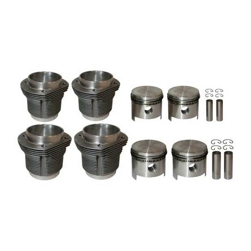     
                
                
    Kit cylindrée 1776 cc (90,5 mm) pour moteur Type 1 course origine - VD12900
