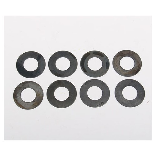     
                
                
    Rondelles de calage doubles ressorts de soupapes .015 / 0.4 mm - 8 pièces - VD225215
