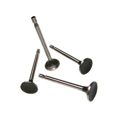     
                
                
    Soupapes d'échappement 28,1 mm pour moteur pied moulé 25 / 30cv - 4 pièces - VD22806
