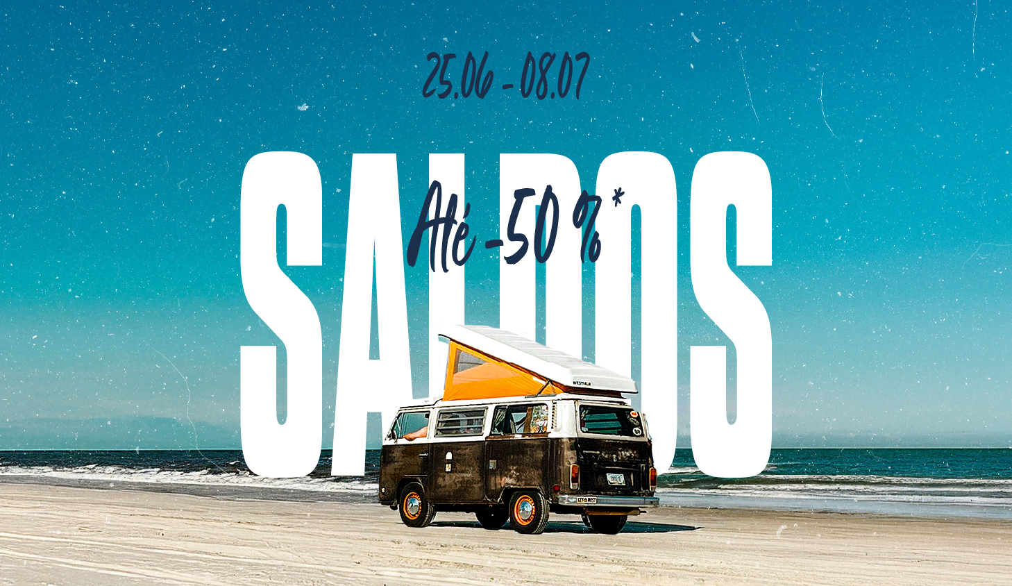 Saldos de verão: até -50%